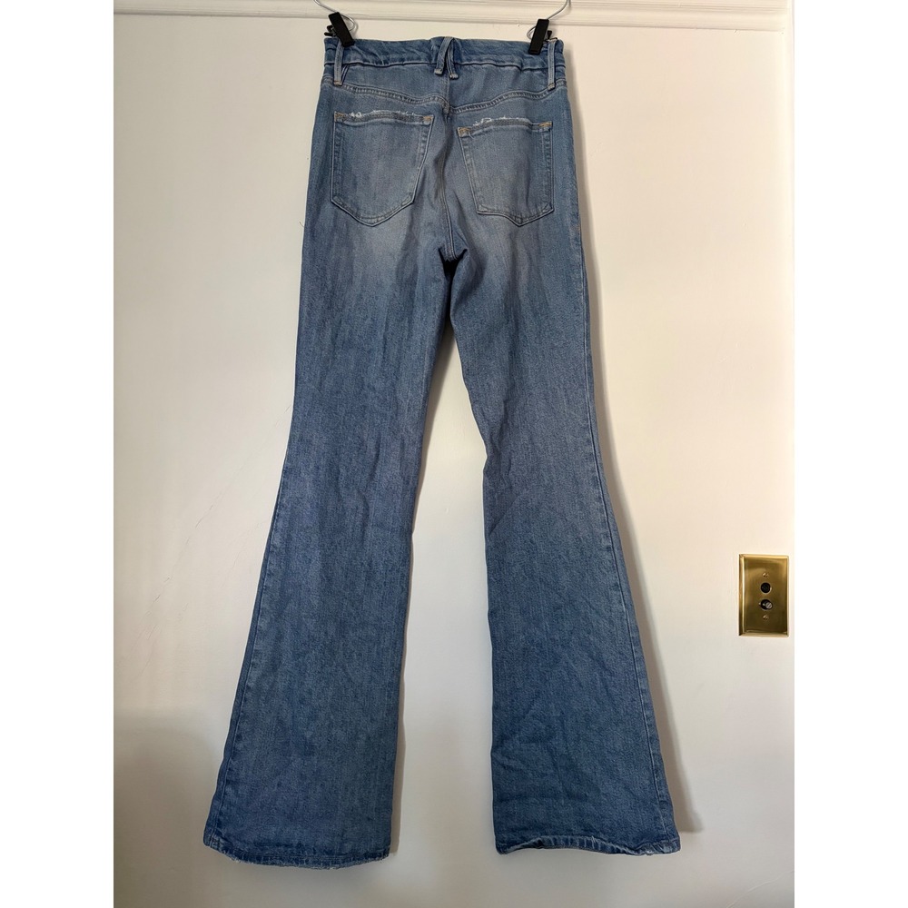 Good American Classic Bootcut High Rise Denim Jeans Medium Wash Size 4/27 - Picture 6 of 15